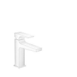 Metropol - Mitigeur de lavabo 110 poignee manette avec bonde Push-Open- Blanc matt HANSGROHE  32507700 HANSGROHE - 1