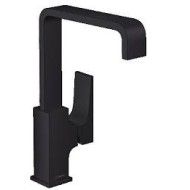 Metropol - Mitigeur de lavabo 230 poignee manette avec bonde Push-Open- noir matt HANSGROHE  32511670 HANSGROHE - 1