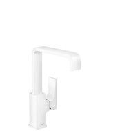 Metropol - Mitigeur de lavabo 230 poignee manette avec bonde Push-Open- Blanc matt HANSGROHE  32511700 HANSGROHE - 1