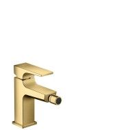Metropol - Einhebel-Bidetmischer mit Hebelgriff und Push-Open Ablaufgarnitur- Polished Gold Optic HANSGROHE  32520990 HANSGROHE 