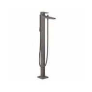 Metropol - Single lever manual bath mixer floor-standing with lever handle - Brushed Black Chrome HANSGROHE  32532340 HANSGROHE 