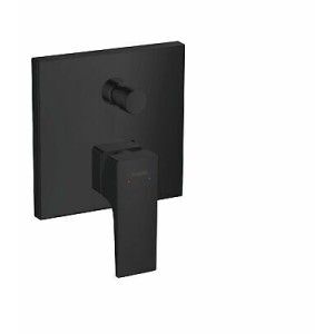 Metropol - Single lever manual bath mixer for concealed installation with lever handle - matt black HANSGROHE 32545670 HANSGROH