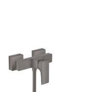 Metropol - Miscelatore monocomando doccia esterno con maniglia a leva - cromo nero satinato HANSGROHE  32560340 HANSGROHE - 1