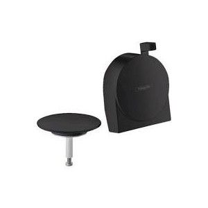 Exafill S - Ensemble complet de distribution de bain externe  set de vidage et trop-plein - noir matt HG 58117670 HANSGROHE - 1