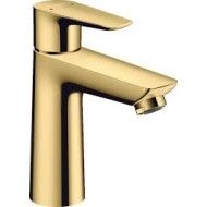 Talis E - Einhebel-Waschtischmischer 110 mit Zugstangen-Ablaufgarnitur - Polished Gold Optic HG 71710990 HANSGROHE - 1
