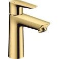 Talis E - Einhebel-Waschtischmischer 110 mit Zugstangen-Ablaufgarnitur - Polished Gold Optic HG 71710990 HANSGROHE - 1