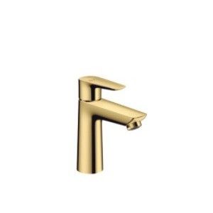 Talis E - Mitigeur de lavabo 110 CoolStart avec tirette et vidage - aspect dore poli HG 71713990 HANSGROHE - 1