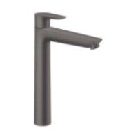 Talis E - Mitigeur de lavabo 240 avec tirette et vidage - noir chrome brosse HG 71716340 HANSGROHE - 1