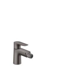 Talis E - Single lever bidet mixer with Pop-up waste set - Brushed Black Chrome HG 71720340 HANSGROHE - 1