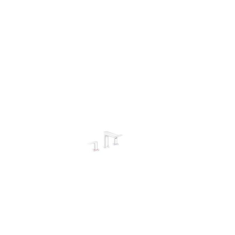 Talis E - 3-hole basin mixer  with Pop-up waste set - matt white HG 71733700 HANSGROHE - 1