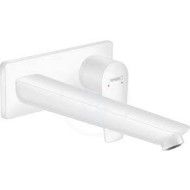 Talis E - Single lever basin mixer for concealed installation on the wall with Bath spout 22.5 cm - matt white HG 71734700 HANSG