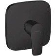 Talis E - Set de finition pour mitigeur douche haut pour solution encastree - noir matt HG 71765670 HANSGROHE - 1