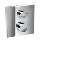 Thermostat Unterputz mit Absperrventil - Diamantschliff  HG 46751000 HANSGROHE - 1