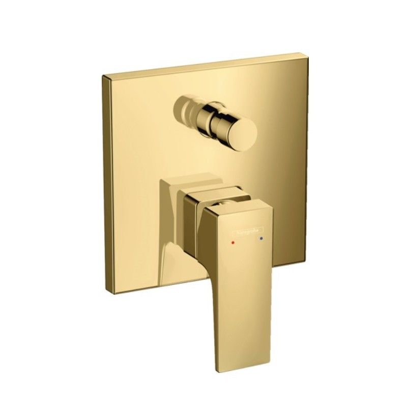 Metropol - Miscelatore monocomando vasca ad incasso con maniglia a leva - oro lucido HANSGROHE  32545990