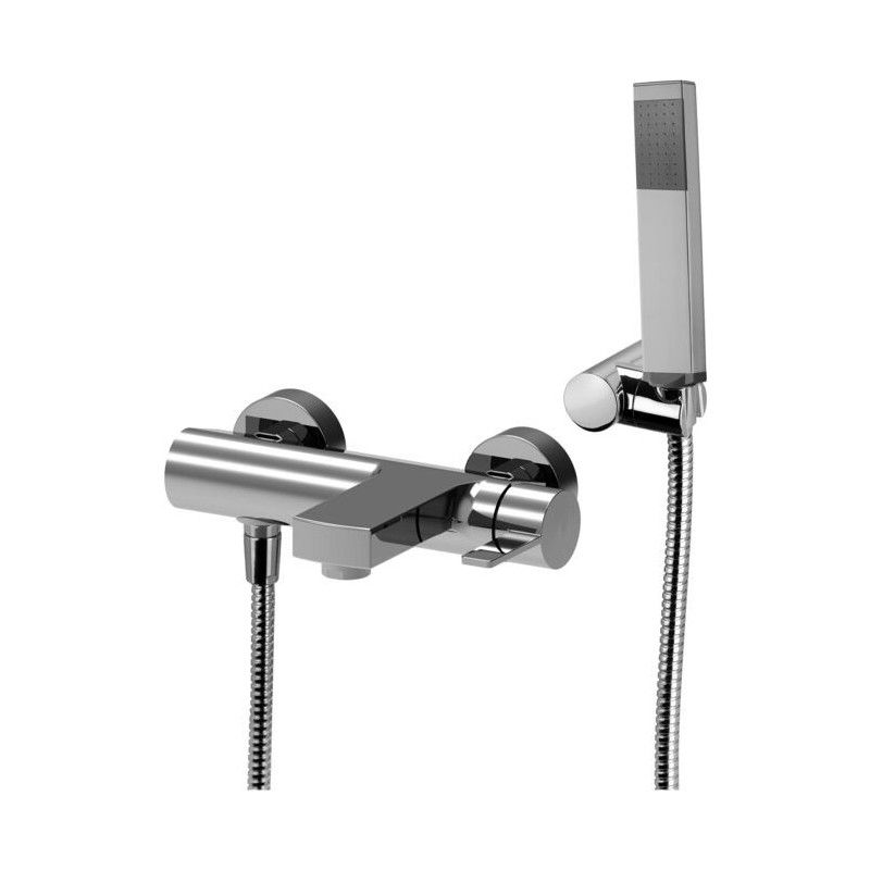 Rock Mélangeur bain  douche avec déviateur sans set de douche Paffoni RO 022CR RUBINETTERIA PAFFONI - 1
