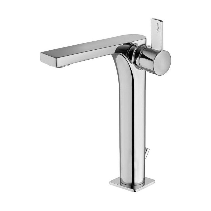 Rock Miscelatore lavabo prolungato con scarico automatico 11/4G Paffoni RO 085CR RUBINETTERIA PAFFONI - 1