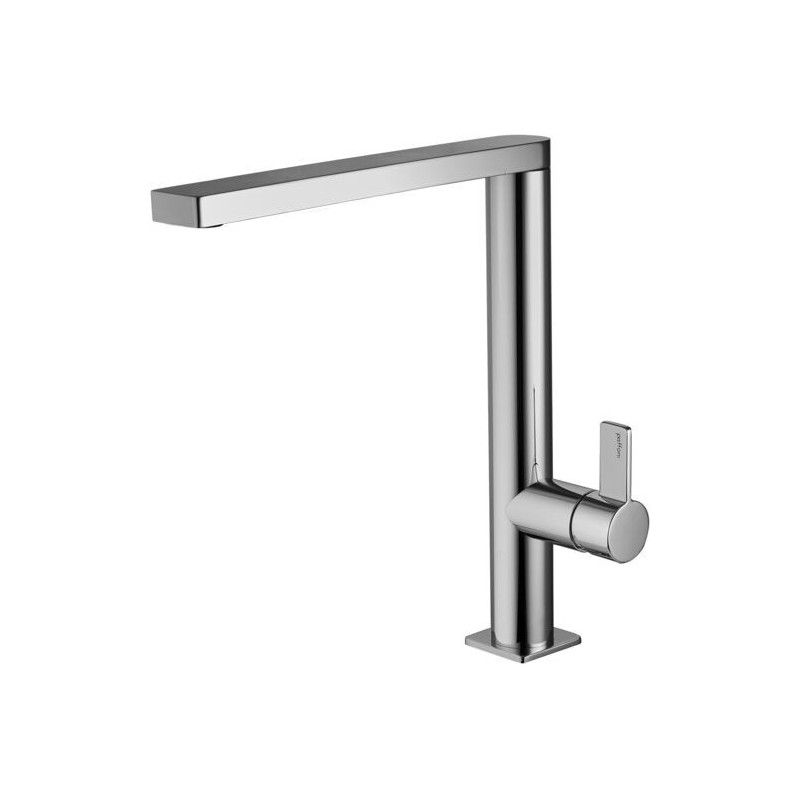 Rock Einloch-Spülenmischer mit Belüfter Slim air Cromo -  Paffoni RO 987CR RUBINETTERIA PAFFONI - 1
