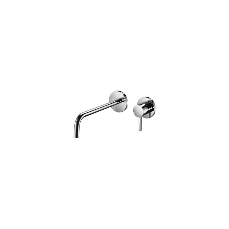 Light Concealed single lever basin mixer Cromo -  Paffoni LIG 006CR70 RUBINETTERIA PAFFONI - 1