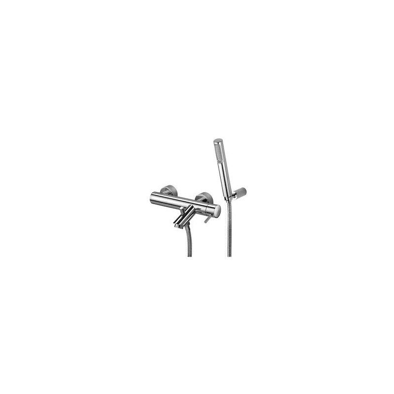 Light Bath Shower Mixer with diverter Cromo -  Paffoni LIG 023CR RUBINETTERIA PAFFONI - 1
