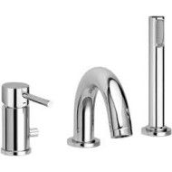 Light Rand-Badewannenmischer mit Umsteller Cromo -  Paffoni LIG 040LCR RUBINETTERIA PAFFONI - 1