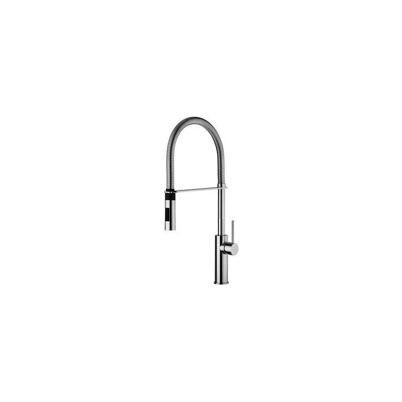 Light One hole Sink Mxer with swivelling spout  Cromo -  Paffoni LIG 179CR RUBINETTERIA PAFFONI - 1