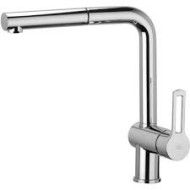 Ringo - West One hole Sink Mxer with swivelling spout Cromo -  Paffoni RIN 185CR RUBINETTERIA PAFFONI - 1
