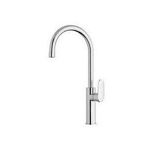 Candy Tall One hole sink Mixer with swivelling spout  Cromo -  Paffoni CA 180CR RUBINETTERIA PAFFONI - 1