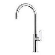 Candy Tall One hole sink Mixer with swivelling spout  Cromo -  Paffoni CA 180CR RUBINETTERIA PAFFONI - 1
