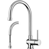 Stick One hole Sink Mxer with swivelling spout  Cromo -  Paffoni SK 185CR RUBINETTERIA PAFFONI - 1