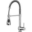 Stick miscelatore lavello monoforo con canna orientabile  Cromo -  Paffoni SK 177CR RUBINETTERIA PAFFONI - 1