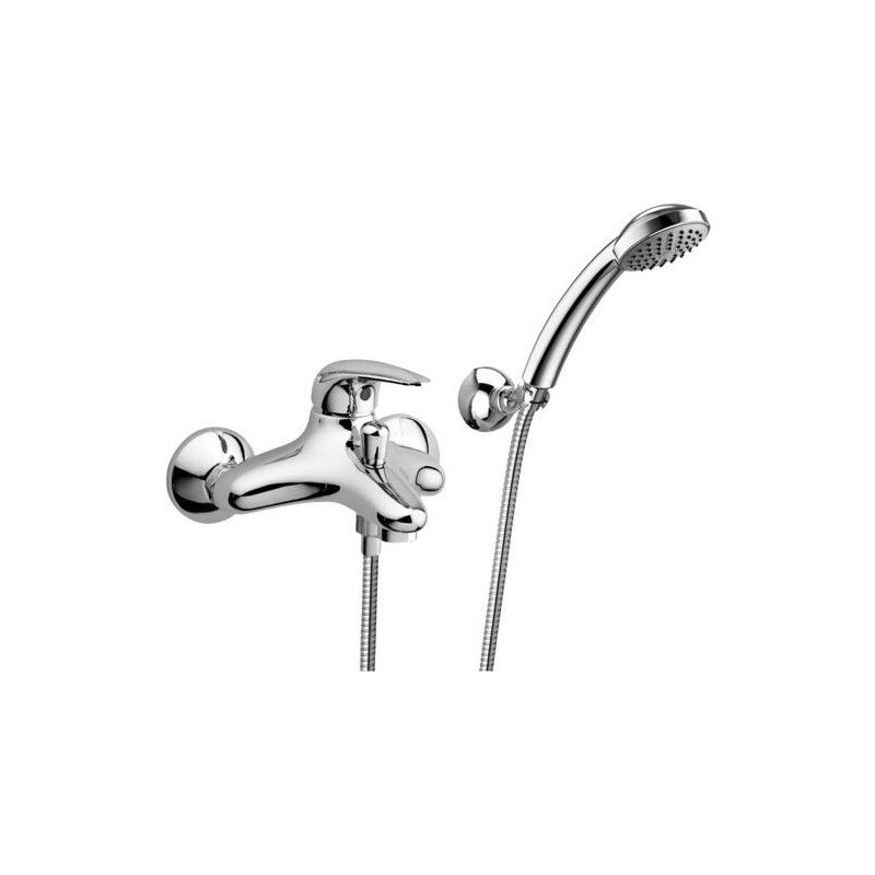 Duemila Mélangeur bain  douche avec déviateur Cromo -  Paffoni DU 023CR RUBINETTERIA PAFFONI - 1