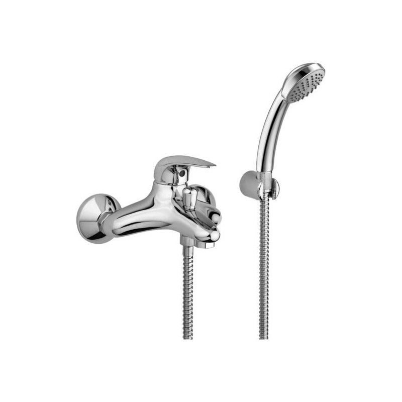 Duemila Mélangeur bain  douche avec déviateur Cromo -  Paffoni DU 026CR RUBINETTERIA PAFFONI - 1