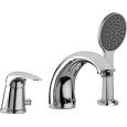 Duemila Deck mounted Mixer with diverter  Cromo -  Paffoni DU 040CR RUBINETTERIA PAFFONI - 1