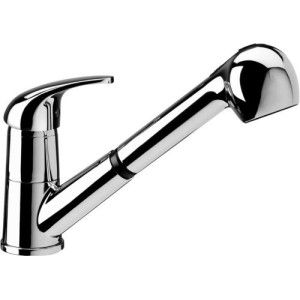 Nettuno Due One hole Sink Mxer with swivelling spout Cromo -  Paffoni ND 183CR RUBINETTERIA PAFFONI - 1