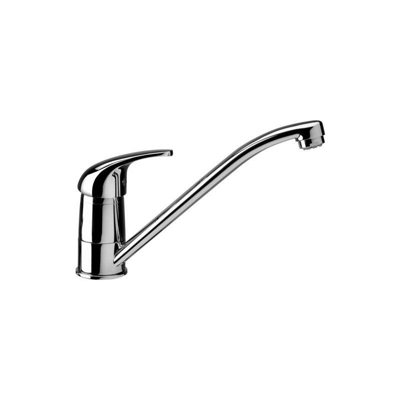 Nettuno Due One hole Sink Mxer with swivelling spout Cromo -  Paffoni ND 195CR RUBINETTERIA PAFFONI - 1