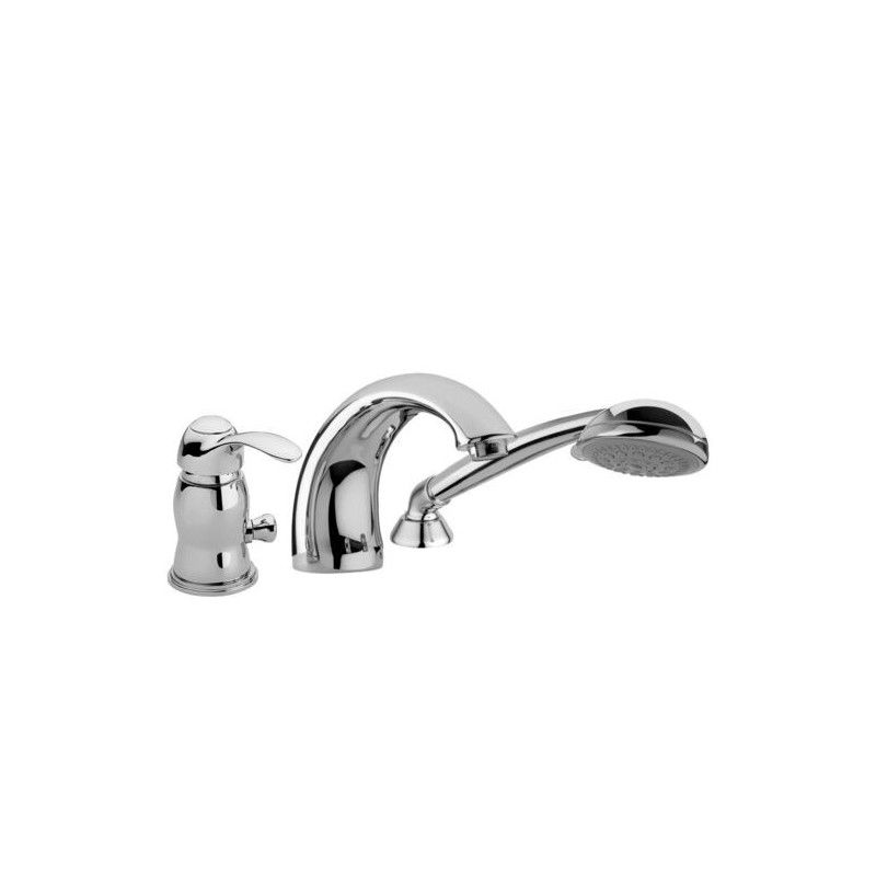 Flavia-Giorgia Deck mounted Mixer with diverter  Cromo -  Paffoni FA 045CR RUBINETTERIA PAFFONI - 1