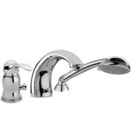 Flavia-Giorgia Deck mounted Mixer with diverter  Cromo -  Paffoni FA 045CR RUBINETTERIA PAFFONI - 1