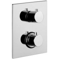 Light Eingebauter thermostatischer Duschmischer  2 Verbraucher   Cromo -  Paffoni LIQ 518CR RUBINETTERIA PAFFONI - 1