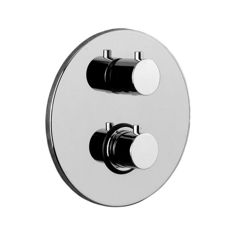 Light Eingebauter thermostatischer Duschmischer  3 Verbraucher   Cromo -  Paffoni LIQ 019CR RUBINETTERIA PAFFONI - 1