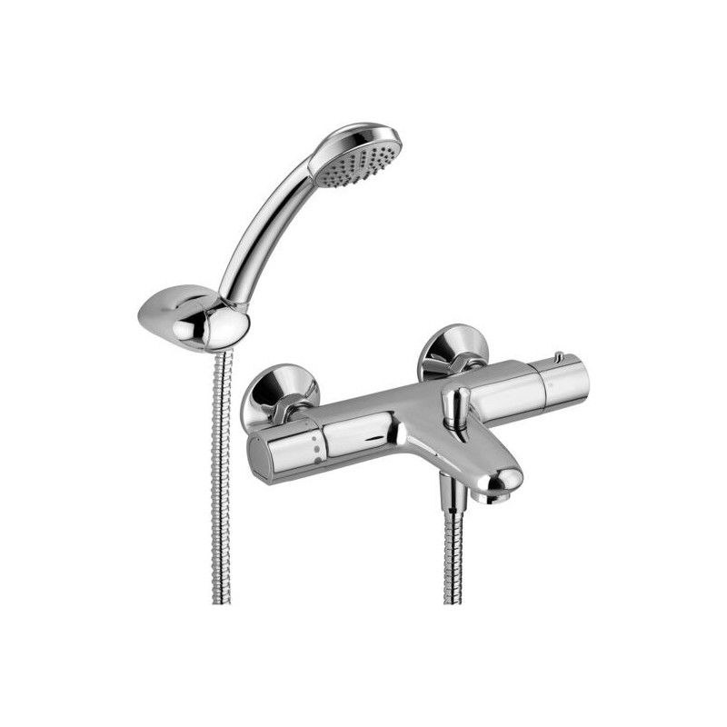 Equo Star New Mitigeur thermostatique bain-douche avec déviateur Cromo -  Paffoni EQS 023CR RUBINETTERIA PAFFONI - 1