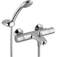 Equo Star New Mitigeur thermostatique bain-douche avec déviateur Cromo -  Paffoni EQS 023CR RUBINETTERIA PAFFONI - 1