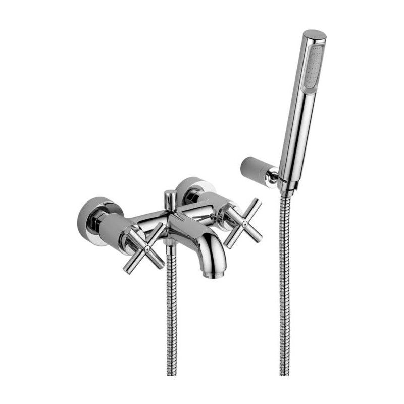 Quattro Groupe de bain avec déviateur Cromo -  Paffoni QTV 023CR RUBINETTERIA PAFFONI - 1