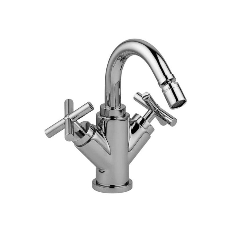 Quattro Einloch-Bidet Mischer mit schwenkbarem Auslauf   Cromo -  Paffoni QTV 137CR RUBINETTERIA PAFFONI - 1