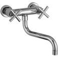 Quattro Wall Sink Mixer Bridge Model with swivelling spout  Cromo -  Paffoni QTV 161CR RUBINETTERIA PAFFONI - 1