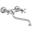 Belinda - Melissa Wall Sink Mixer Bridge Model with swivelling spout  Cromo -  Paffoni FBLV 161CR RUBINETTERIA PAFFONI - 1