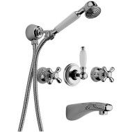 Iris - Viola Concealed bath shower Mixer  Cromo -  Paffoni IRV 001CR RUBINETTERIA PAFFONI - 1
