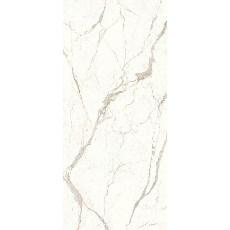 Marvel Shine Calacatta Prestigio Scenic Bookm A 120x278 Polished  - A421 Atlas Concorde CERAMICHE ATLAS CONCORDE - 1