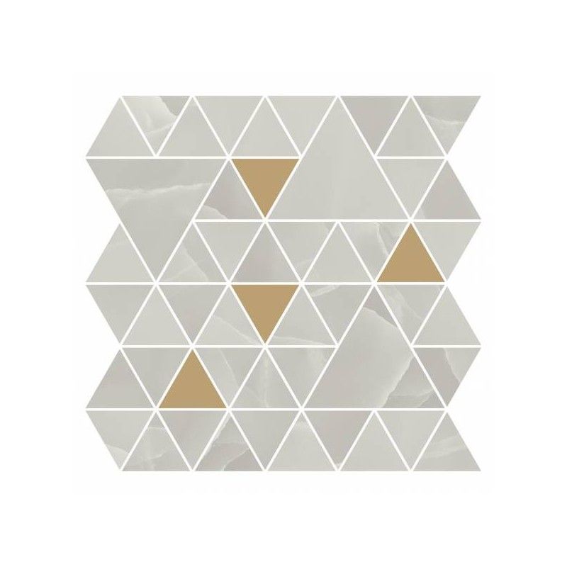 PRESTIGIO ONYX GREY Mosaic T Glossy Rectified  30x30 - REFIN NZ92 REFIN - 1