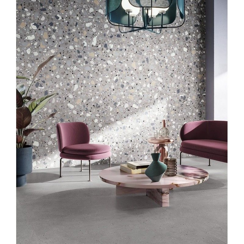 DECONCRETE DE-MAXI DECO GREY 90 90X90 - Ceramica Sant'Agostino CSADXDGR90 CERAMICA SANT'AGOSTINO - 1
