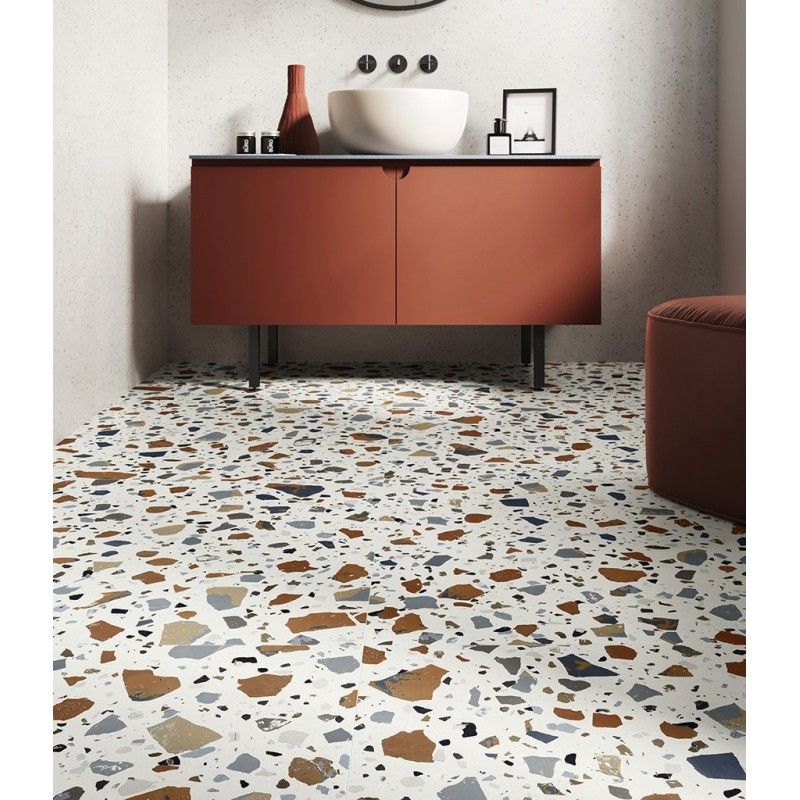 DECONCRETE DE-MAXI DECO WHITE 90 90X90 - Ceramica Sant'Agostino CSADXDWH90 CERAMICA SANT'AGOSTINO - 1